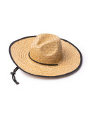 Sombrero MUNDAK de paja natural con ribete reforzado y cordón ajustable personalizado de Stamina imagen 7