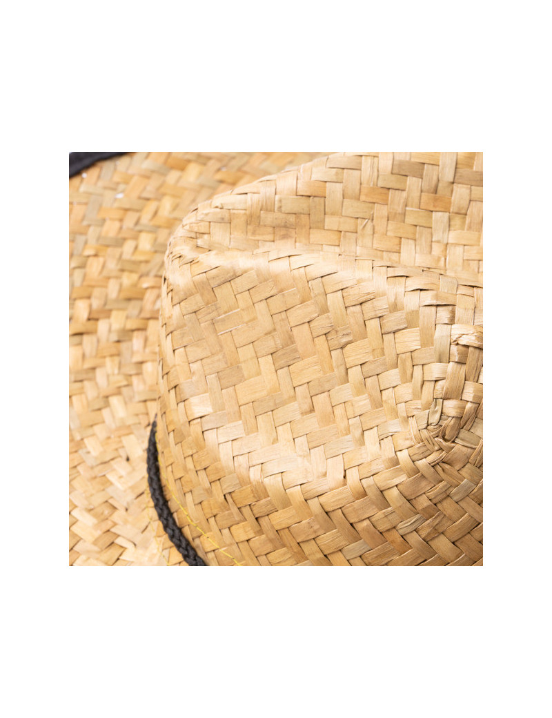 Sombrero MUNDAK de paja natural con ribete reforzado y cordón ajustable personalizado de Stamina imagen 8