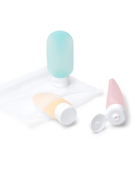 Set de envases de viaje LOGAN con neceser transparente Stamina personalizado de Stamina imagen 8