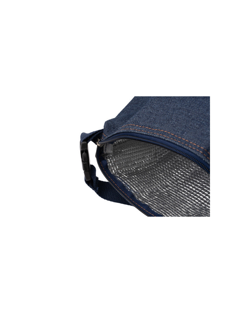 Nevera PEPUX de denim reciclado con interior isotérmico personalizado de Stamina imagen 8