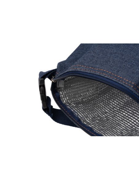 Nevera PEPUX de denim reciclado con interior isotérmico personalizado de Stamina imagen 8