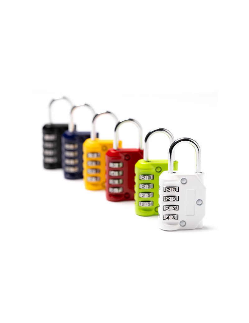 Candado con combinación de 4 dígitos MILVIA personalizado de Stamina imagen 11