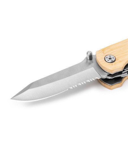 Multiherramienta 5 en 1 DANILO de acero inoxidable y bambú personalizado de Stamina imagen 8