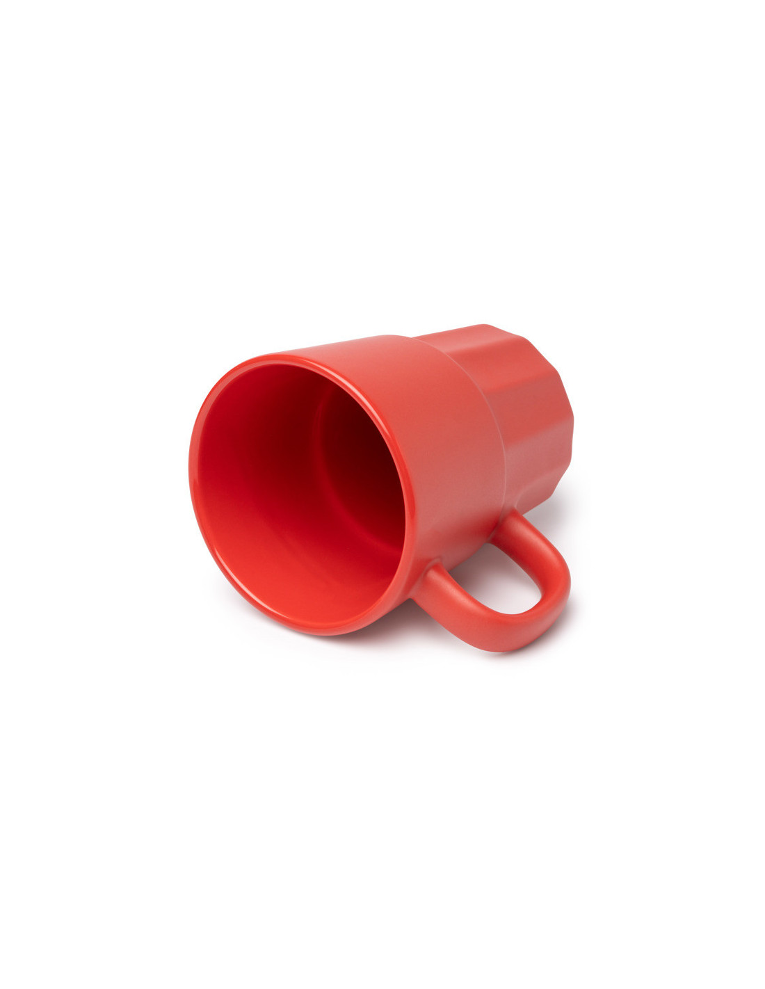 Taza de cerámica LUNGER 450 ml con acabado mate y relieve inferior personalizado de Stamina imagen 9