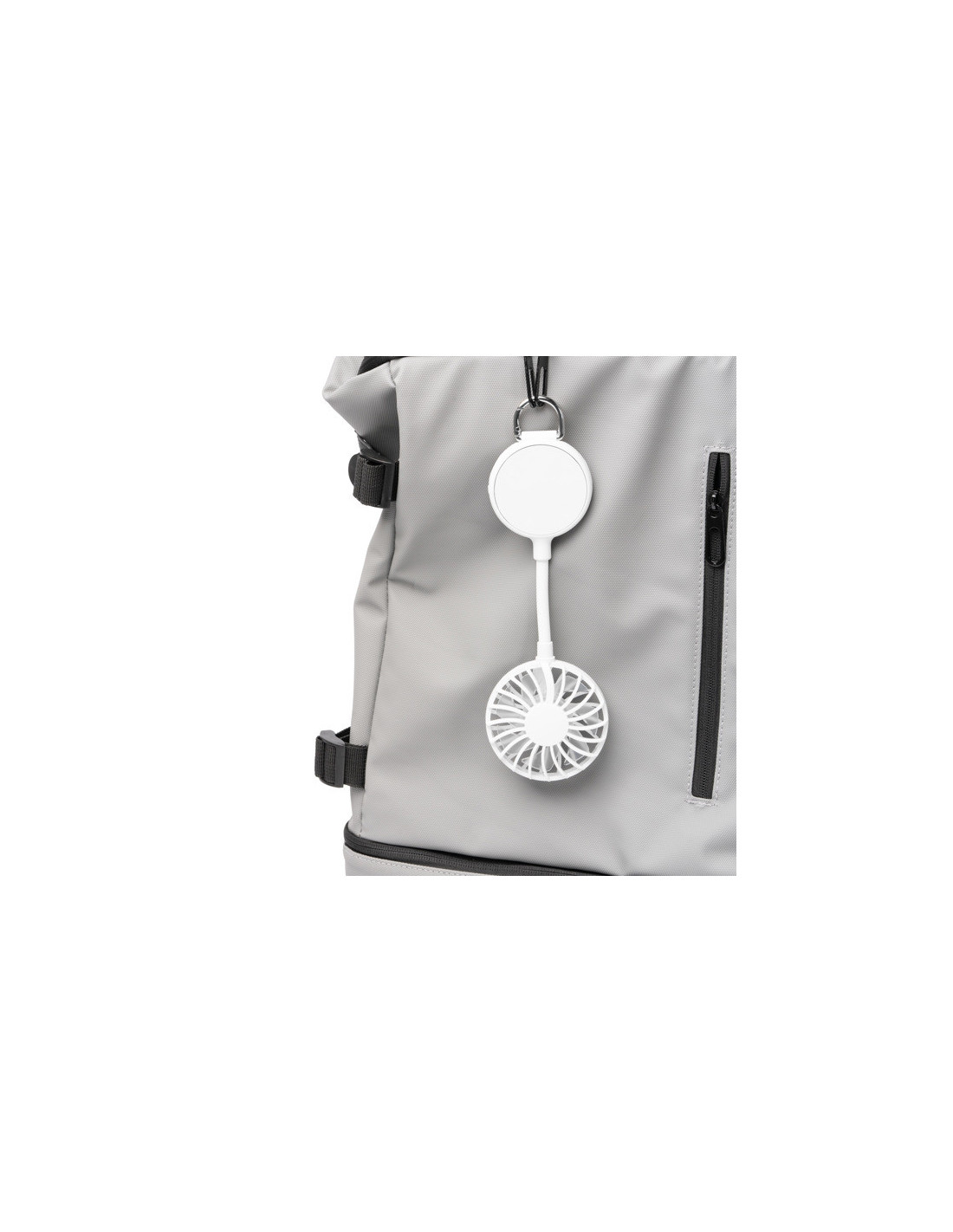 Ventilador de mano DENISON recargable con soporte móvil personalizado de Stamina imagen 15