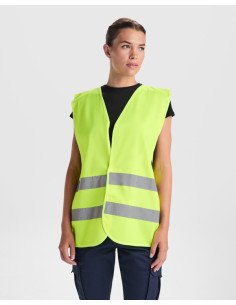 Chaleco alta visibilidad SIRIO personalizado de Roly imagen 3