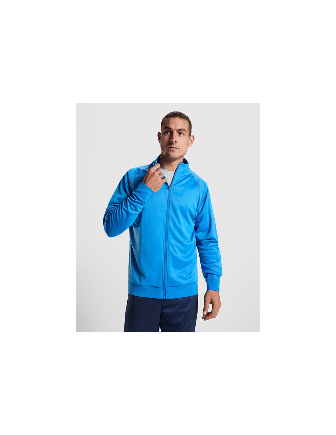 Sudadera deportiva VALIER de manga ranglán con cremallera frontal personalizado de Roly imagen 20