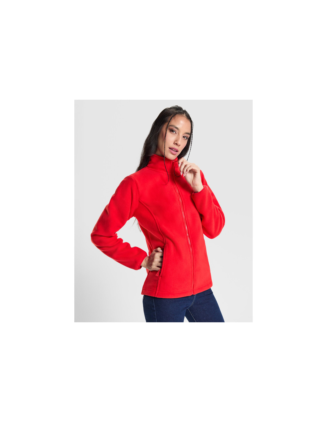 Chaqueta polar NEW ARTIC WOMAN de mujer con cremallera y cuello alto personalizado de  imagen 21