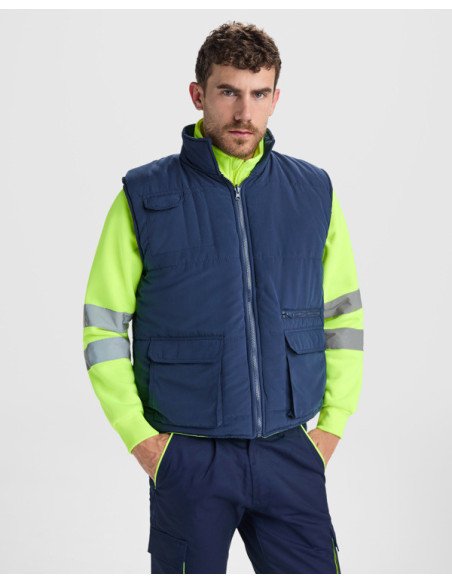 Chaleco reversible multibolsillos PERSEI personalizado de Roly imagen 2