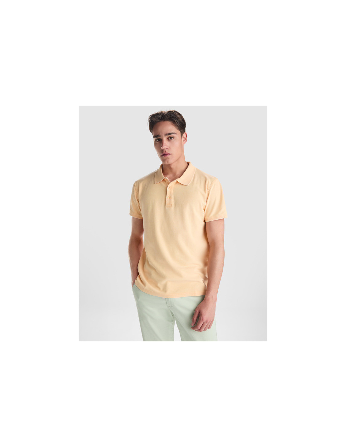 Polo unisex COBAIN de manga corta en punto piqué personalizado de Roly imagen 15