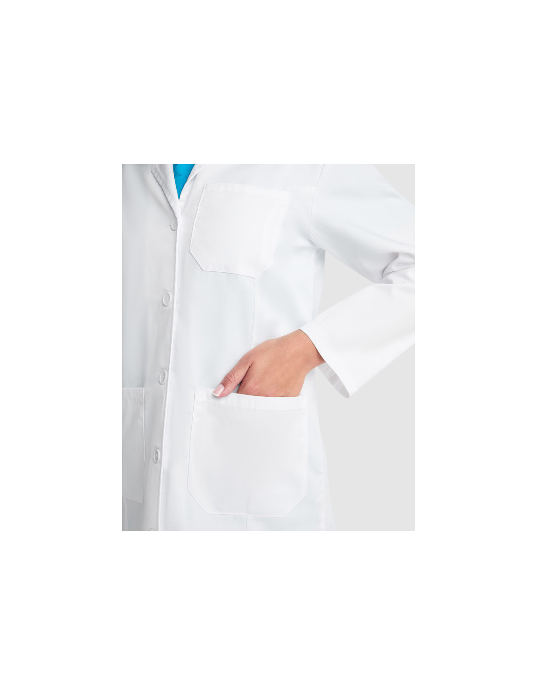 Bata de servicios VACCINE WOMAN personalizado de Roly imagen 8