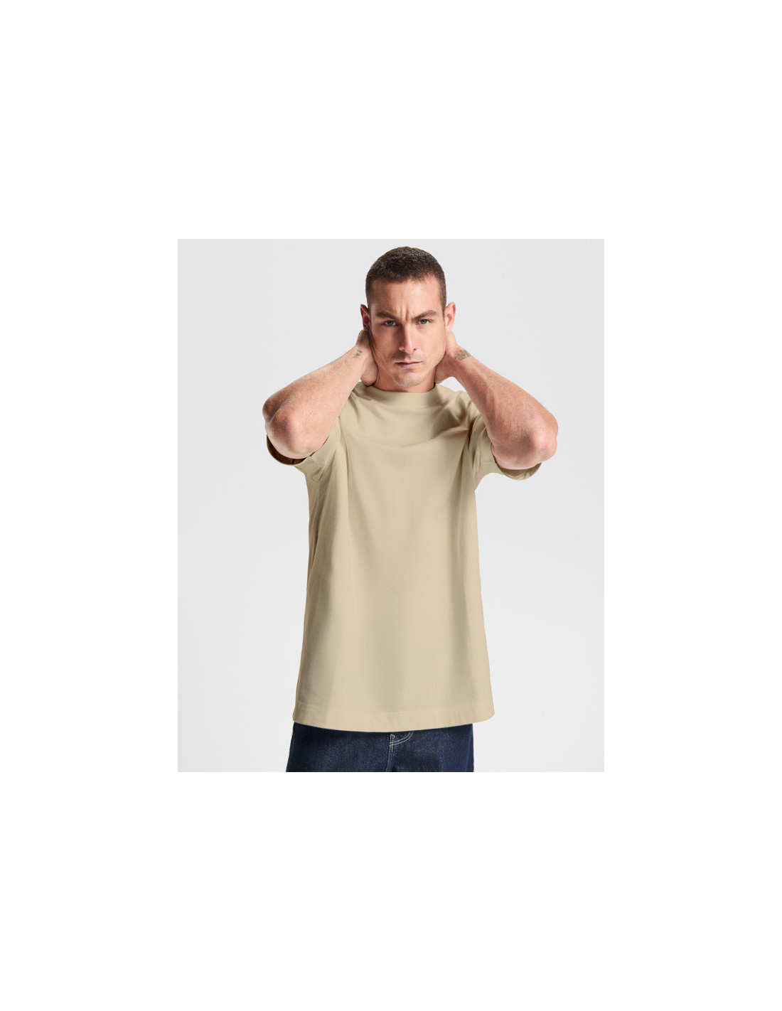 Camiseta oversize CHOW de manga corta en algodón grueso 270 g personalizado de Roly imagen 15