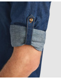 Camisa vaquera LUJAN de manga larga con tejido stretch personalizado de Roly imagen 13