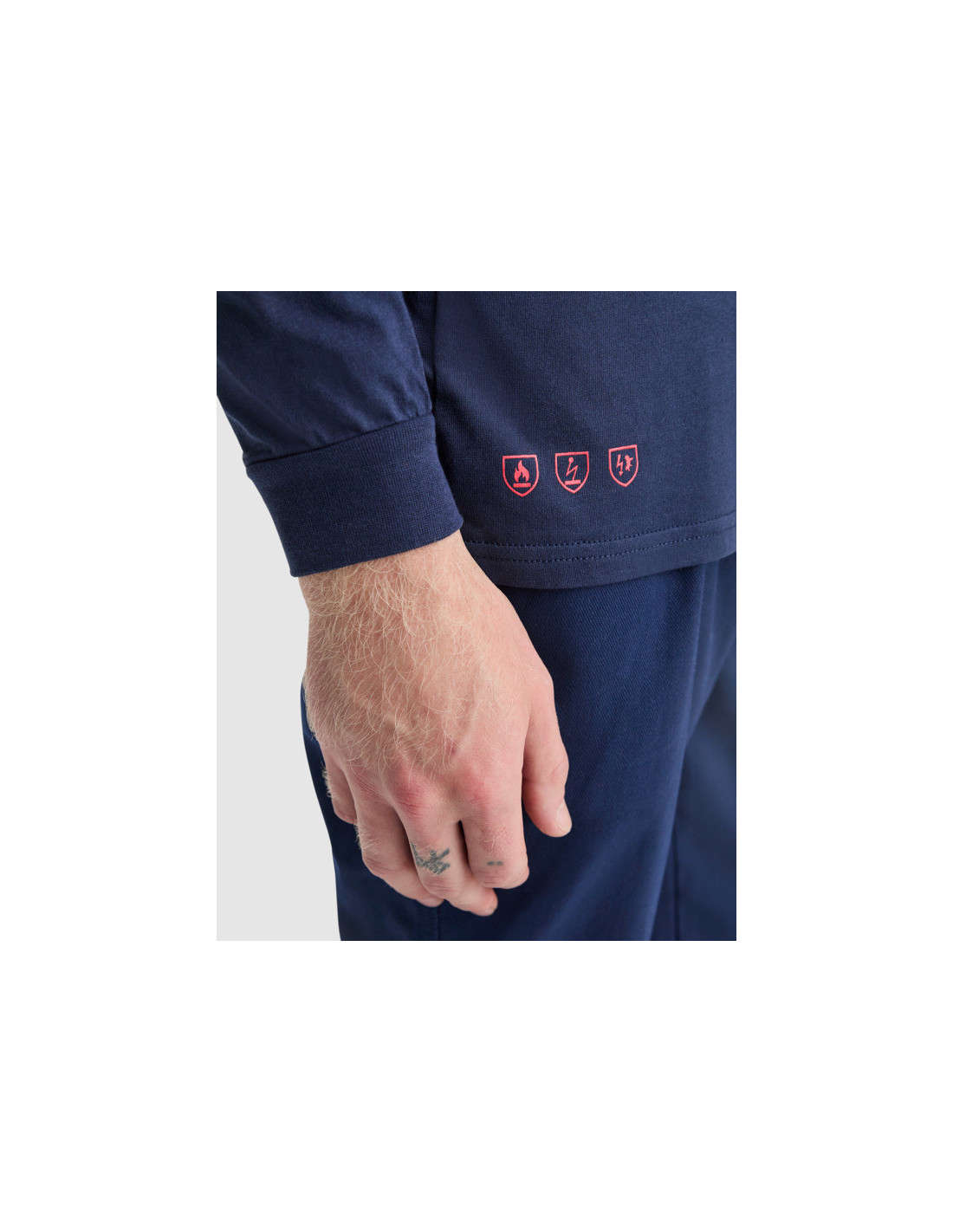 Camiseta ignífuga DEFENDER personalizado de Roly imagen 4