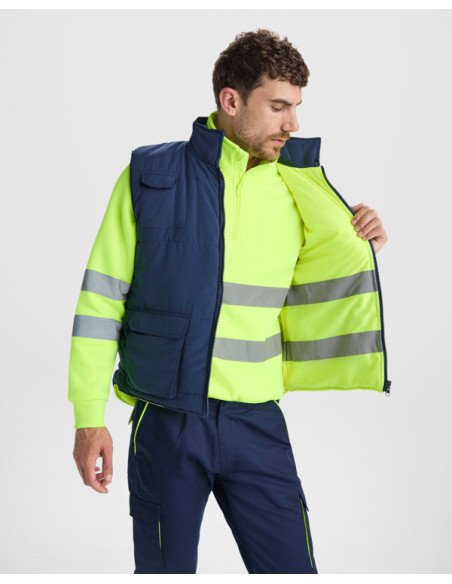 Chaleco reversible multibolsillos PERSEI personalizado de Roly imagen 3