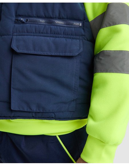 Chaleco reversible multibolsillos PERSEI personalizado de Roly imagen 4