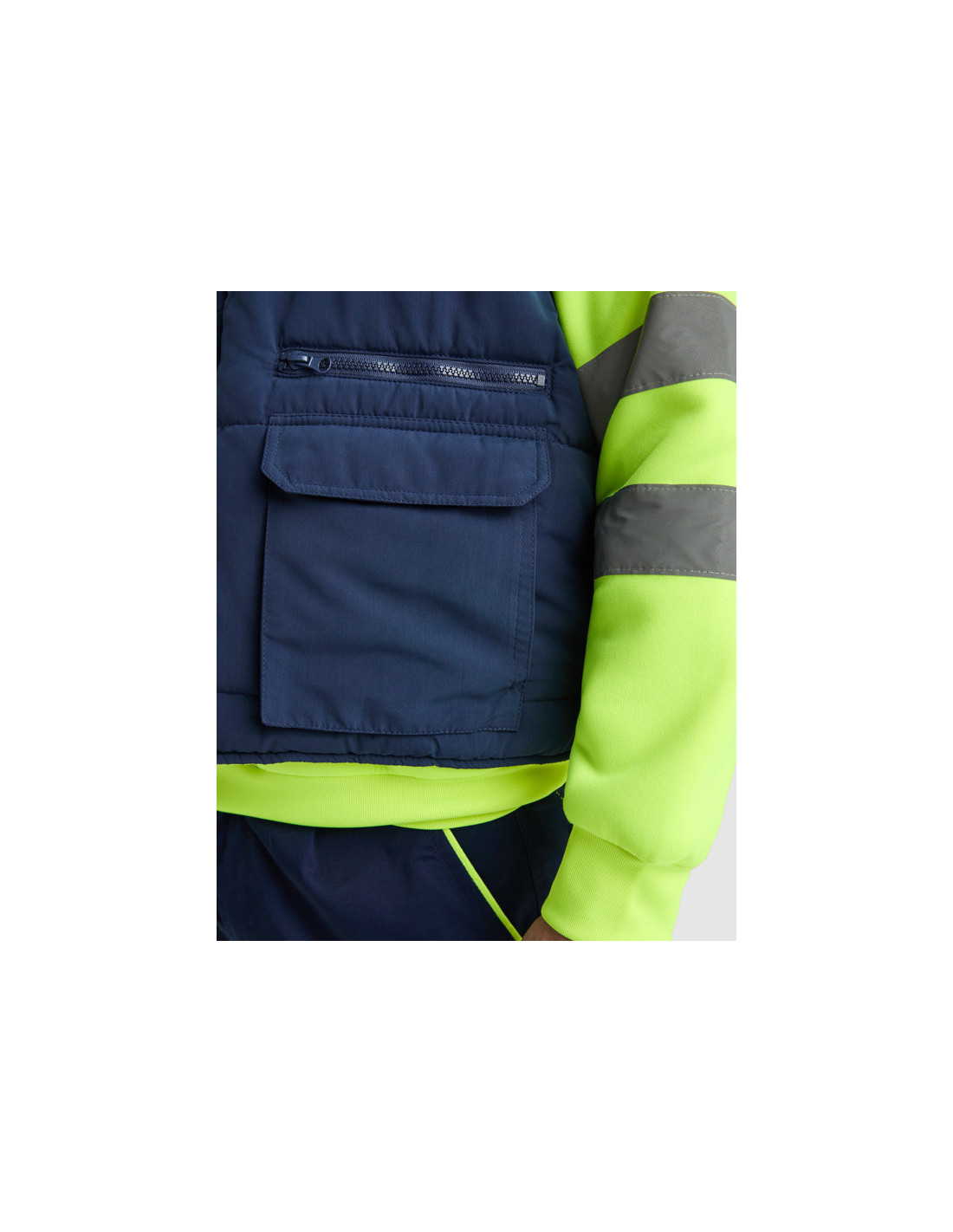 Chaleco reversible multibolsillos PERSEI personalizado de Roly imagen 4