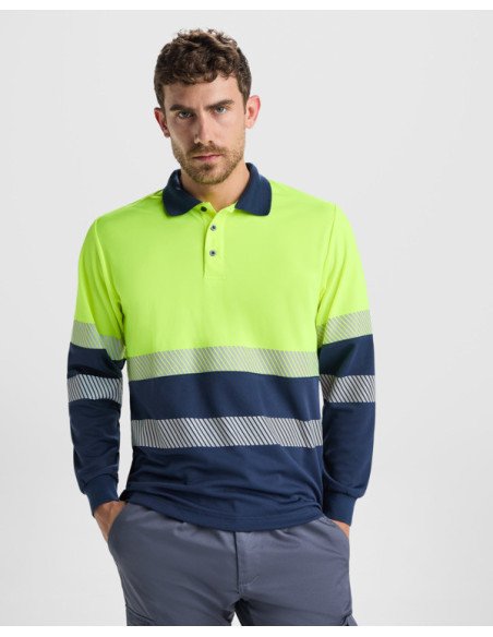 Polo técnico VEGA LS personalizado de Roly imagen 3