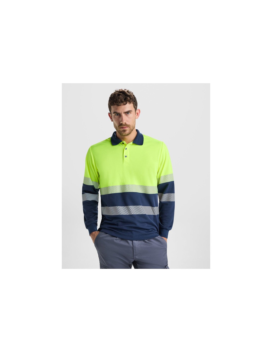 Polo técnico VEGA LS personalizado de Roly imagen 3