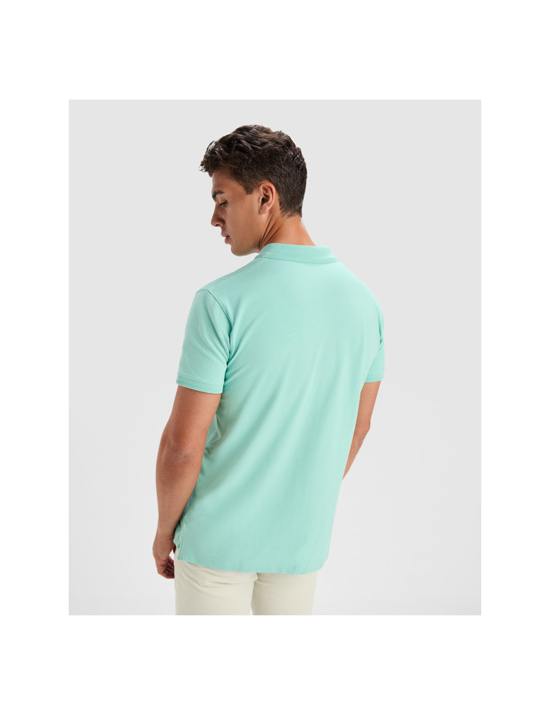 Polo WOS de manga corta en punto piqué con elastano personalizado de Roly imagen 29