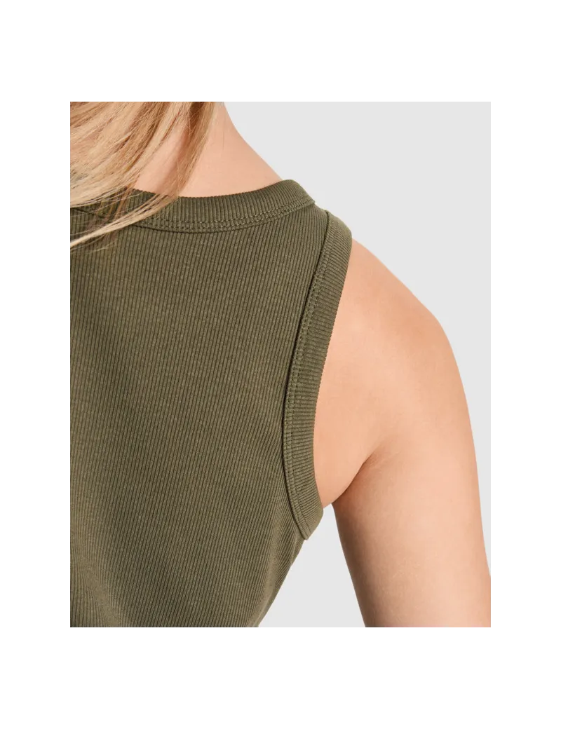 Camiseta sin mangas DRIBE mujer en punto canalé stretch personalizado de Roly imagen 29