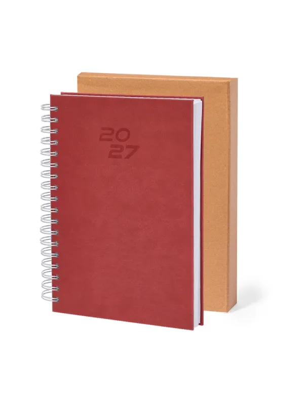 Agenda Wayrux B5 personalizada en PU con caja kraft personalizado de  imagen 1