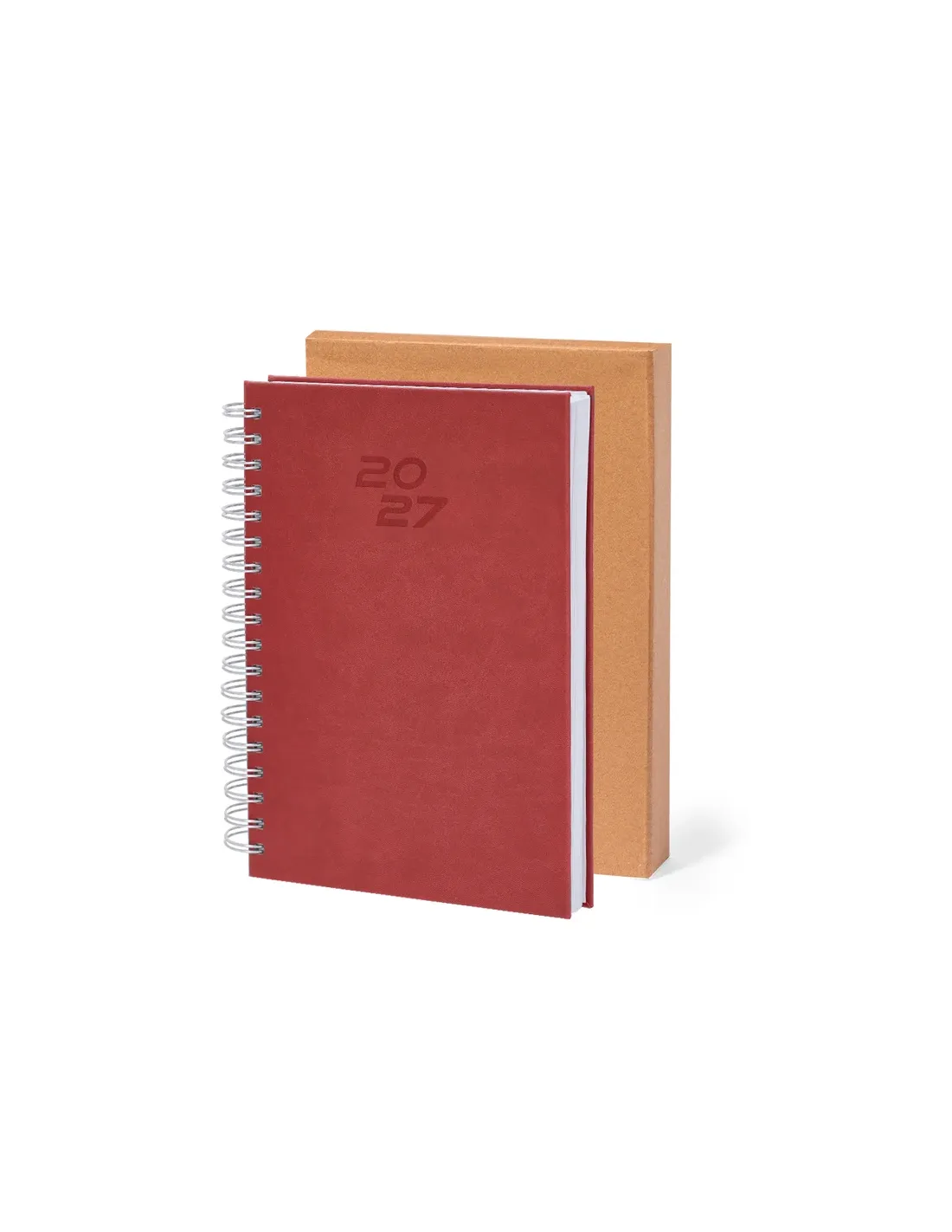 Agenda Wayrux B5 personalizada en PU con caja kraft personalizado de  imagen 1