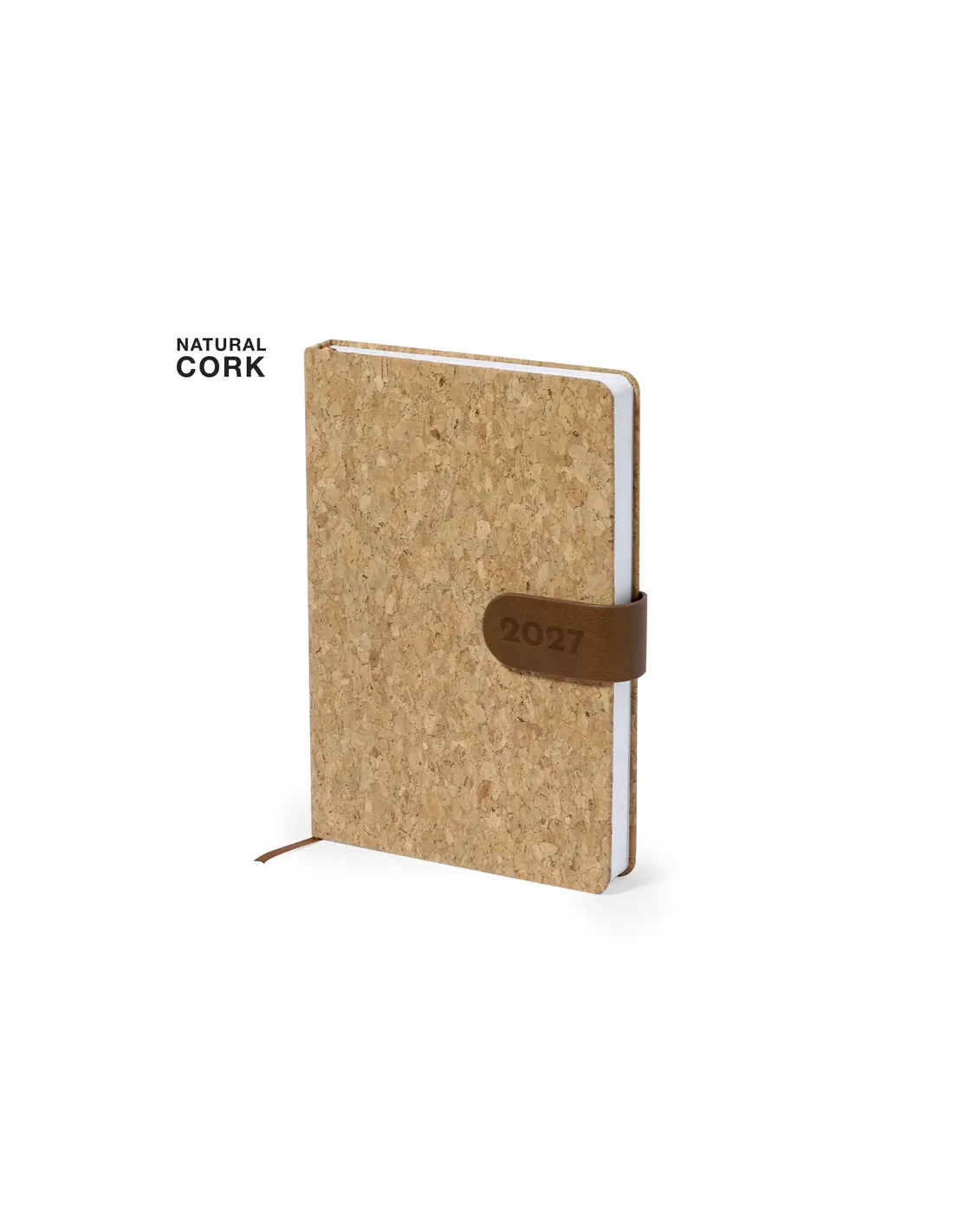 Agenda Flinex A5 de corcho natural para empresas personalizado de  imagen 2