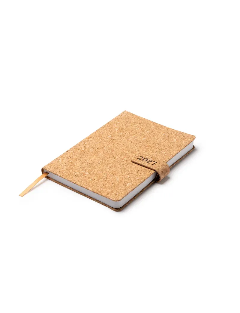 Agenda VASIR A5 2027 de corcho natural para empresas personalizado de Stamina imagen 2