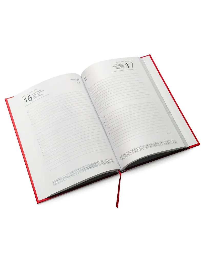 Agenda HORUS A5 2027 personalizada Día/Página para empresas personalizado de Stamina imagen 10