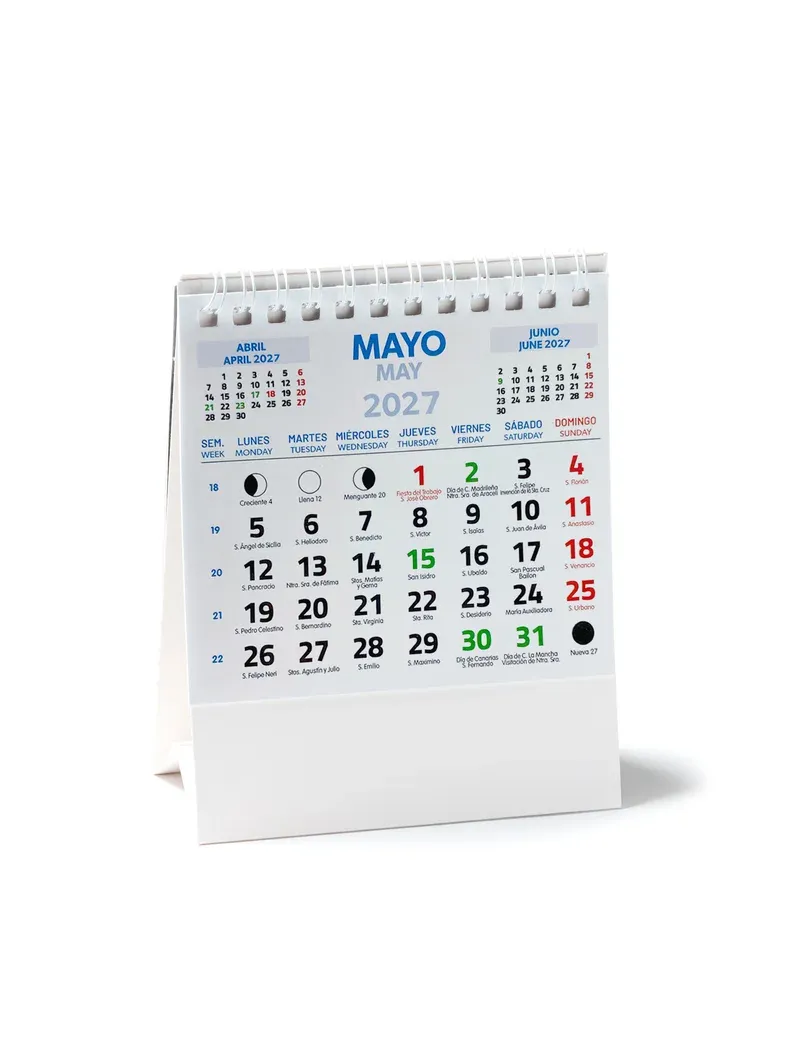 Calendario de sobremesa DEAN personalizado de Stamina imagen 3