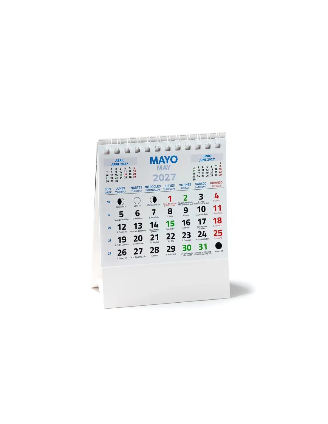 Calendario de sobremesa DEAN personalizado de Stamina imagen 3