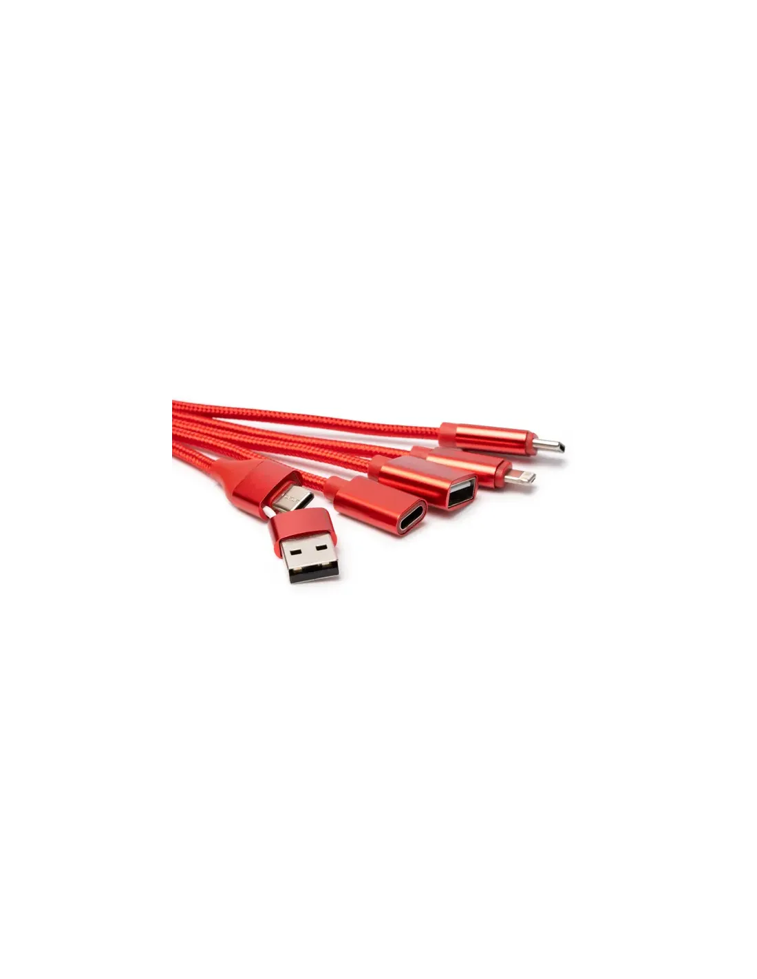 Cable cargador KOLTAX 7 en 1 de aluminio reciclado personalizable personalizado de Stamina imagen 7