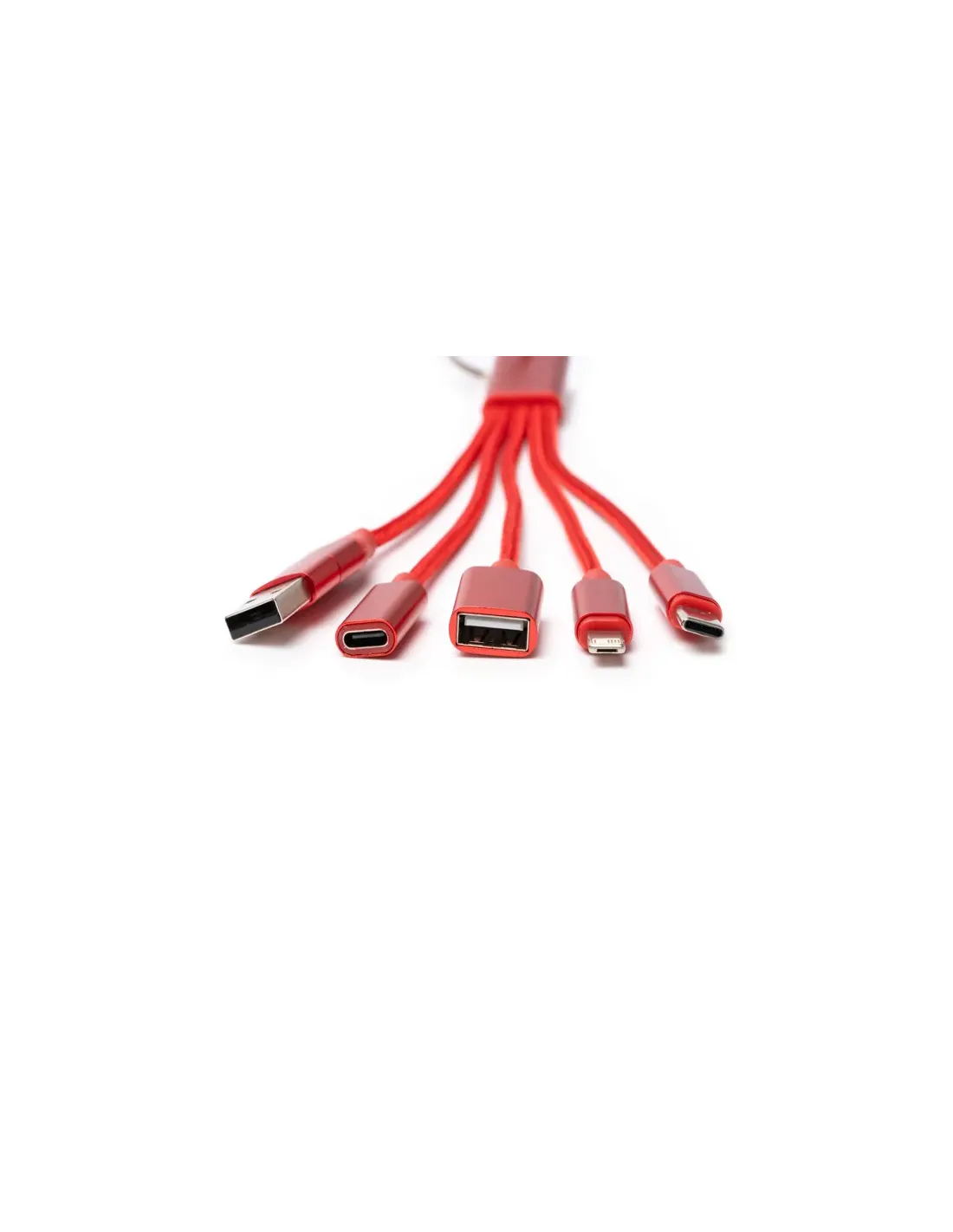 Cable cargador KOLTAX 7 en 1 de aluminio reciclado personalizable personalizado de Stamina imagen 8