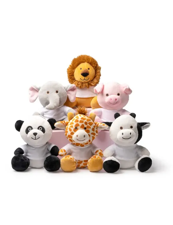 Peluche Personalizable LENNY con Camiseta Blanca personalizado de Stamina imagen 10