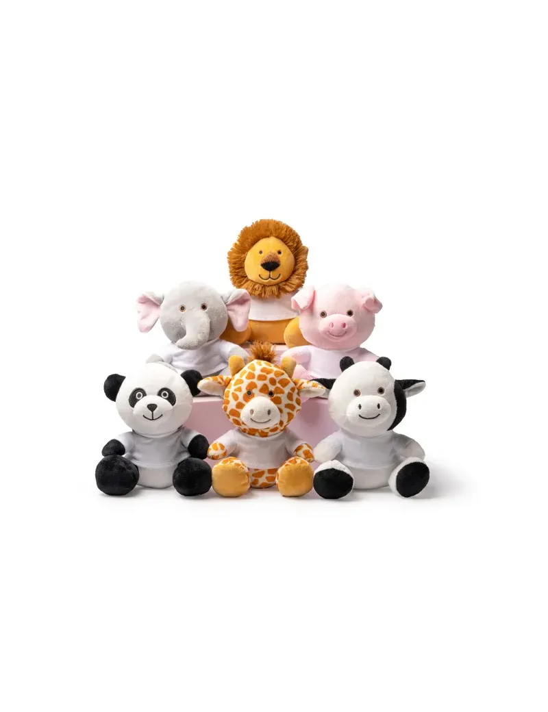 Peluche Personalizable LENNY con Camiseta Blanca personalizado de Stamina imagen 10