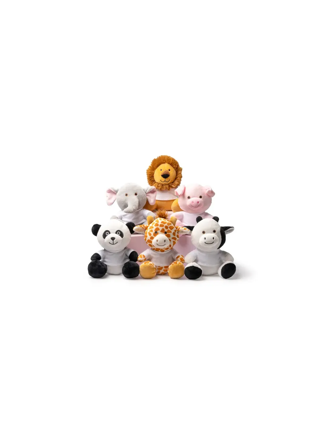 Peluche Personalizable LENNY con Camiseta Blanca personalizado de Stamina imagen 10