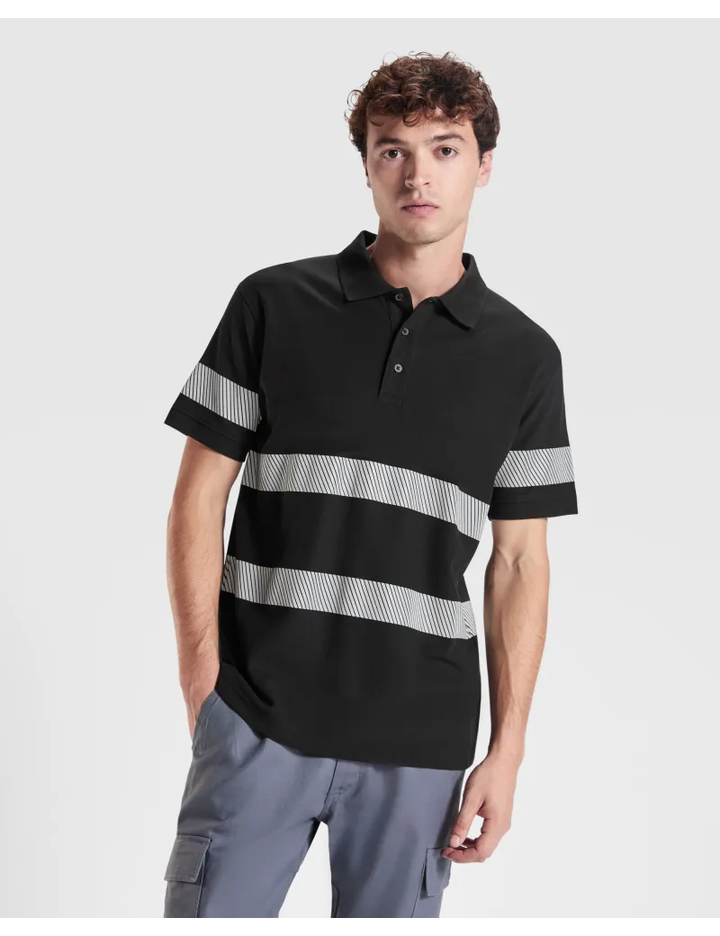 Polo FORAN de manga corta alta visibilidad Roly WRK certificado CE personalizado de Roly imagen 1