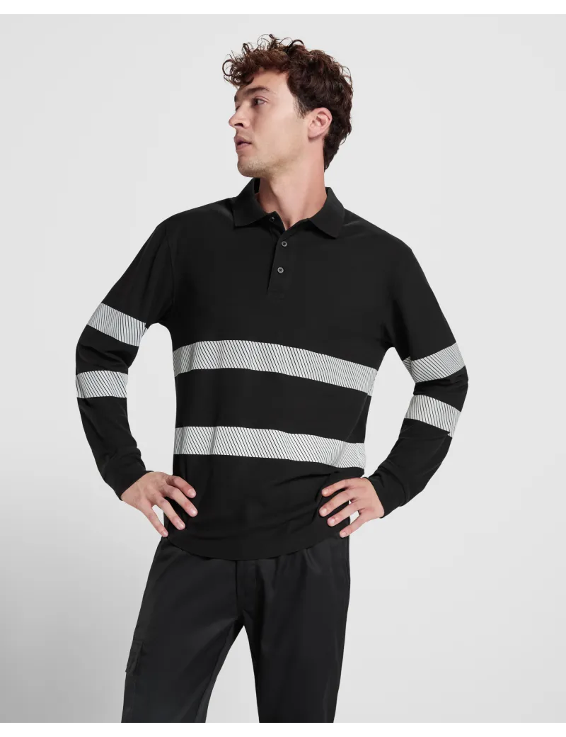 Polo FORAN L/S de manga larga alta visibilidad Roly WRK personalizado de Roly imagen 6