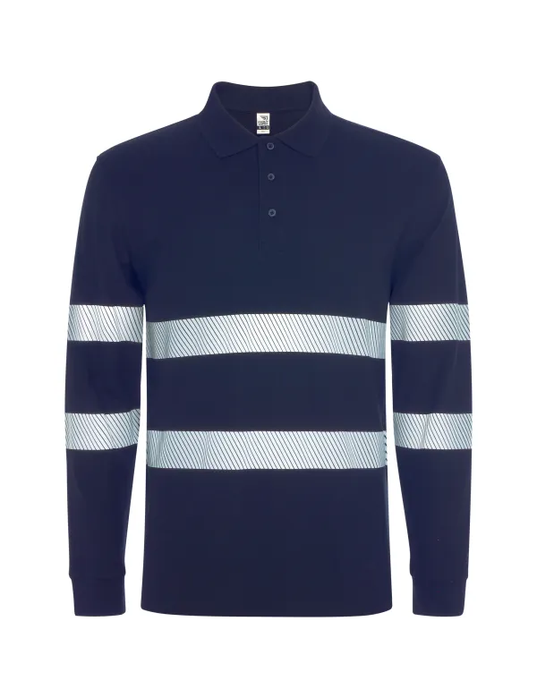Polo FORAN L/S de manga larga alta visibilidad Roly WRK personalizado de Roly imagen 2