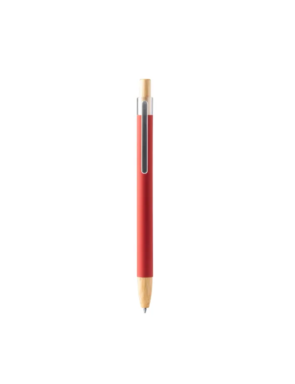 Bolígrafo SILMA Personalizado – Diseño Metálico con Detalles en Bambú para Regalos Promocionales personalizado de Stamina imagen