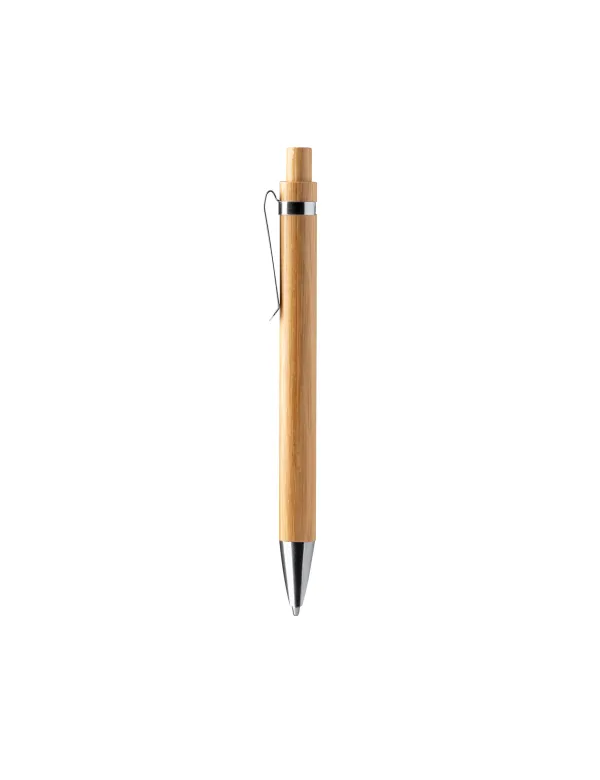 Bolígrafo Personalizado BAMBIK – Bambú Natural y Aluminio – Ecológico y Elegante personalizado de Stamina imagen 1