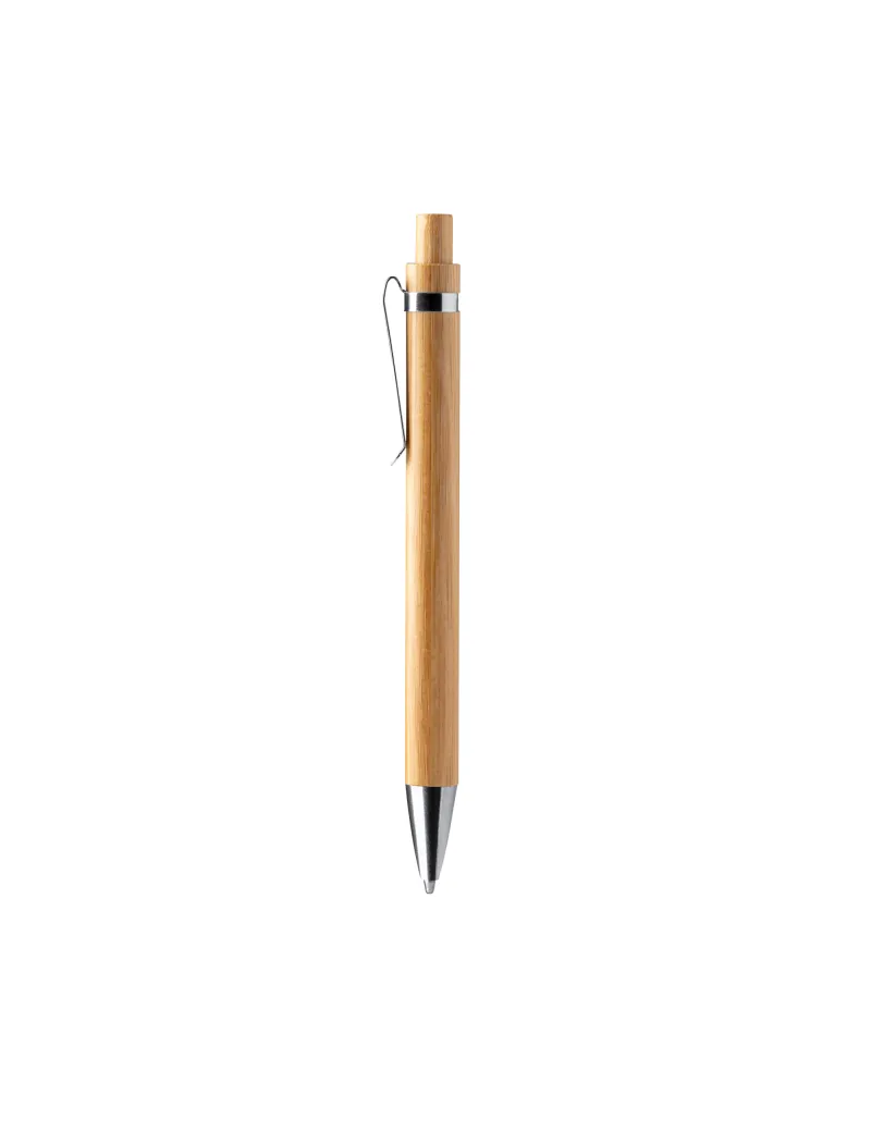 Bolígrafo Personalizado BAMBIK – Bambú Natural y Aluminio – Ecológico y Elegante personalizado de Stamina imagen 1