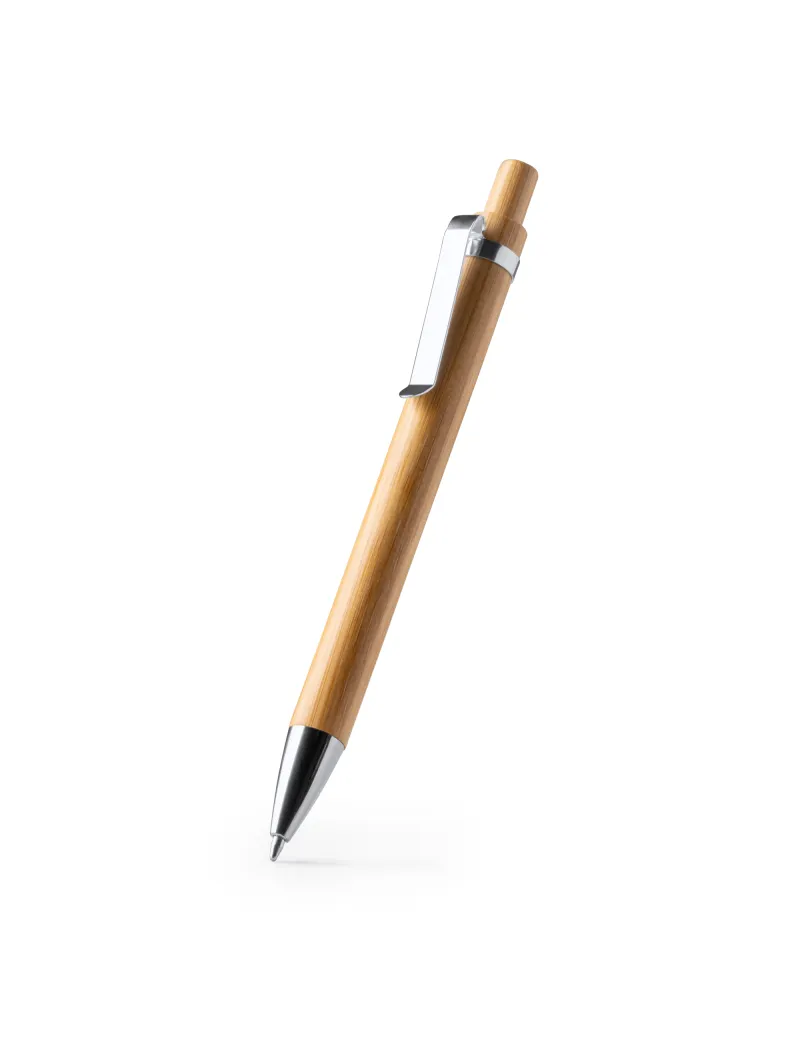 Bolígrafo Personalizado BAMBIK – Bambú Natural y Aluminio – Ecológico y Elegante personalizado de Stamina imagen 2