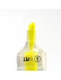 Marcador ALBION amarillo flúor de plástico reciclado RPET personalizado de Stamina imagen 9