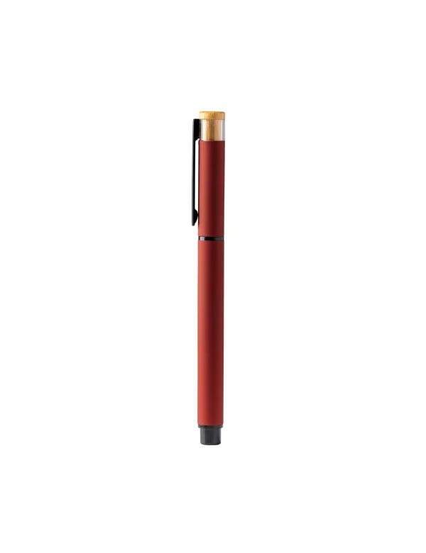 Bolígrafo Roller LINDBERG de aluminio reciclado grabado láser | Regalo corporativo sostenible personalizado de Stamina imagen 3