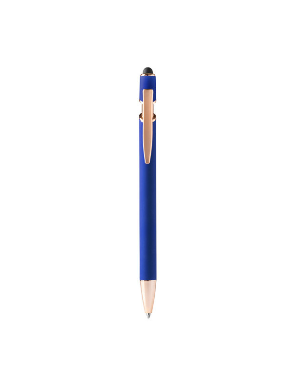 Bolígrafo metálico ROSES con detalles oro rosa grabado láser | Regalo corporativo premium personalizado de Stamina imagen 3