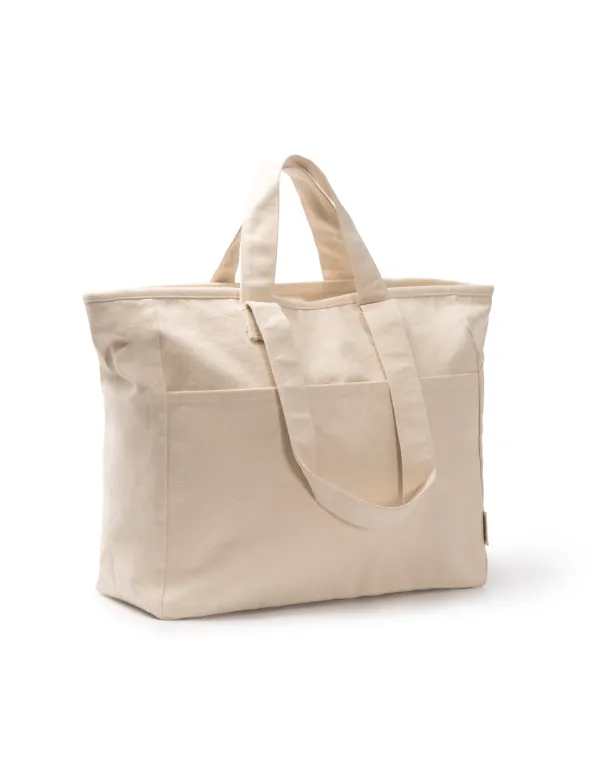 Bolsa TONGA de algodón reciclado 420 g/m² con cremallera personalizado de Stamina imagen 1