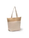 Bolsa nevera MOREA de algodón y yute con interior isotérmico personalizado de Stamina imagen 1