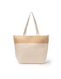 Bolsa nevera MOREA de algodón y yute con interior isotérmico personalizado de Stamina imagen 2